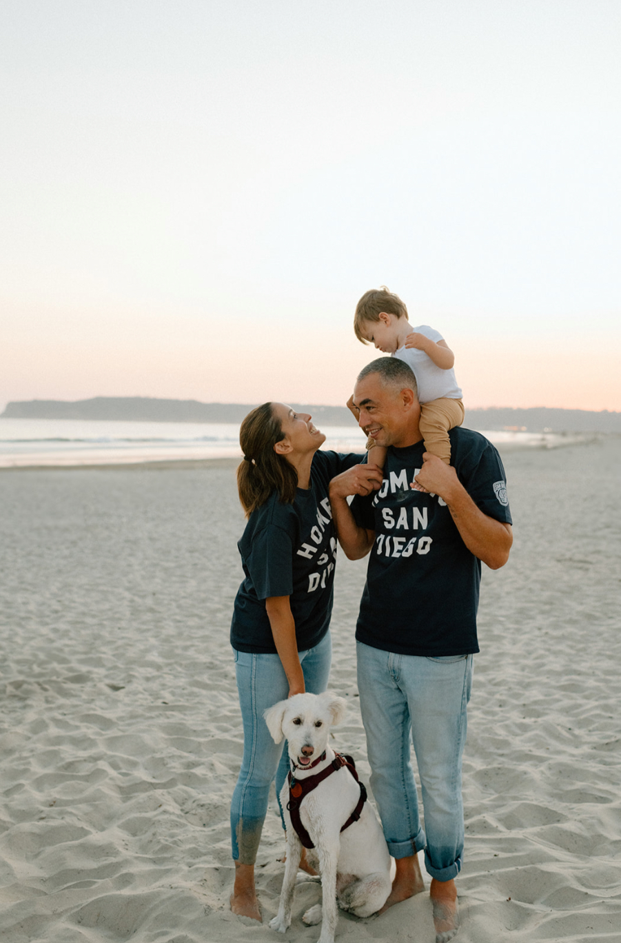 Sean Elo-Rivera with his family